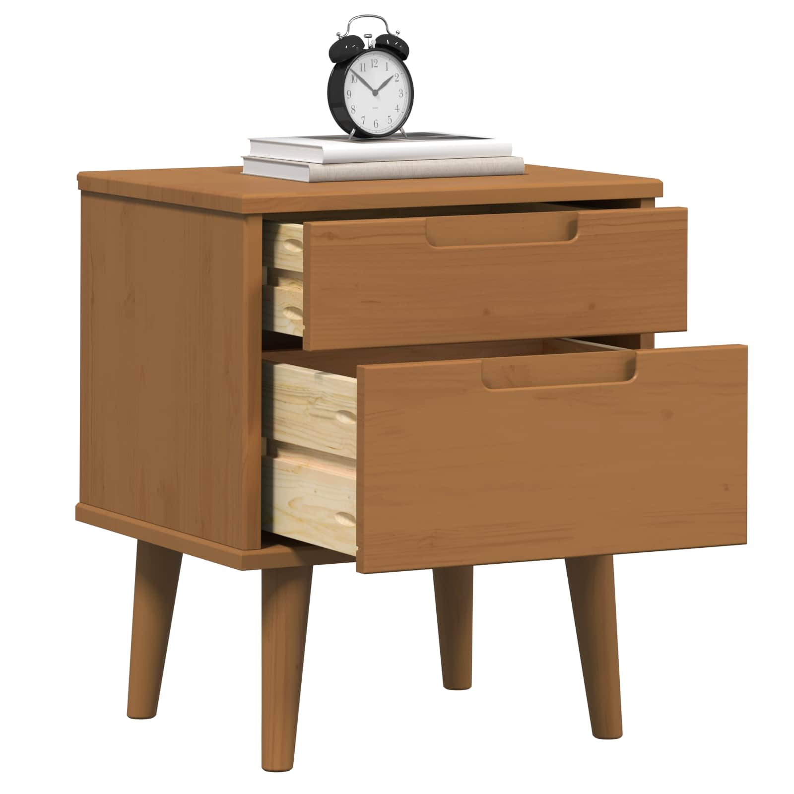 Armadio da Notte con cassetto Caramello 40 x 35 x 48 cm | homemem39