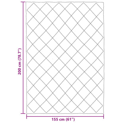 Duvet Estivo Antracite 200 x 155 cm Microfibra