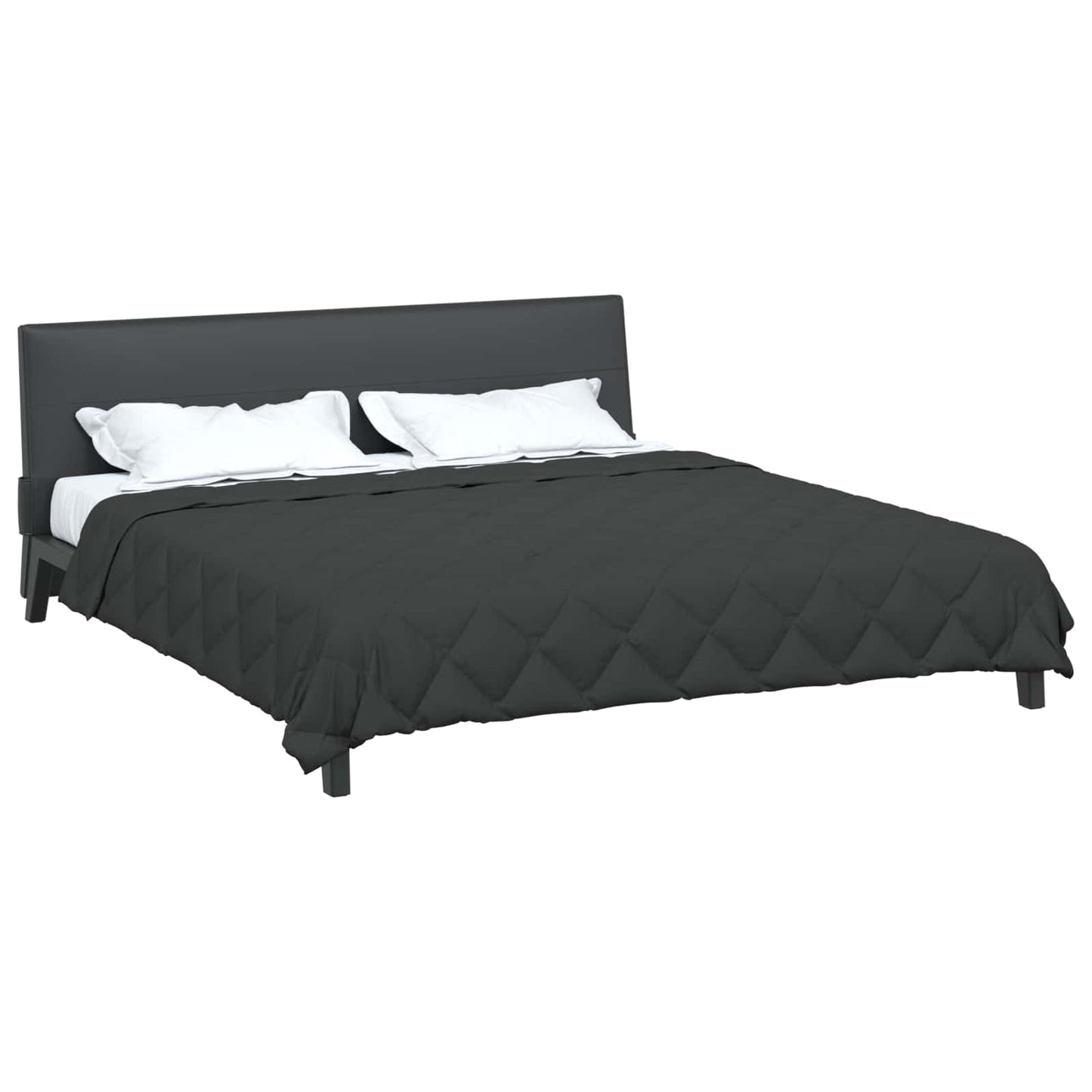 Duvet Estivo Antracite 200 x 200 cm Microfibra | homemem39