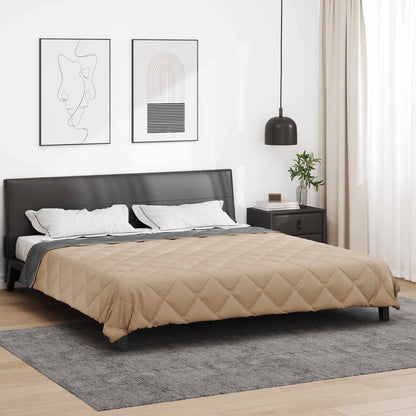 Duvet Estivo Antracite e Talpa 220 x 260 cm Microfibra