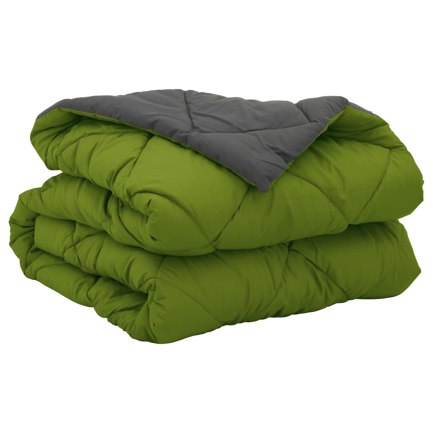 Duvet Estivo Verde e Antracite 220 x 155 cm Microfibra