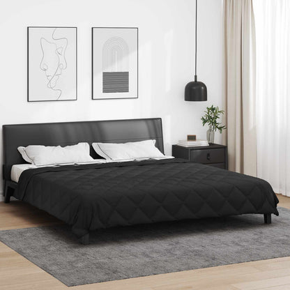Duvet Estivo Nero 220 x 240 cm Microfibra | homemem39