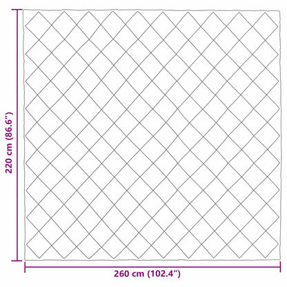 Duvet Estivo Nero 220 x 260 cm Microfibra