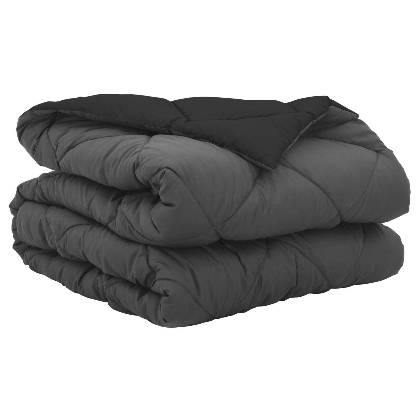 Duvet Estivo Nero e antracite 200 x 135 cm Microfibra