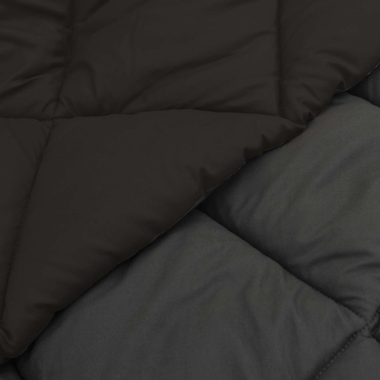 Duvet Estivo Nero e antracite 220 x 155 cm Microfibra