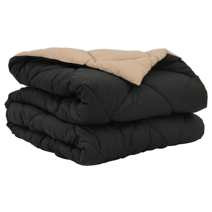 Duvet Estivo Nero e Talpa 220 x 155 cm Microfibra