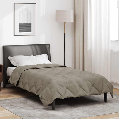 Duvet Estivo Grigio chiaro 200 x 155 cm Microfibra