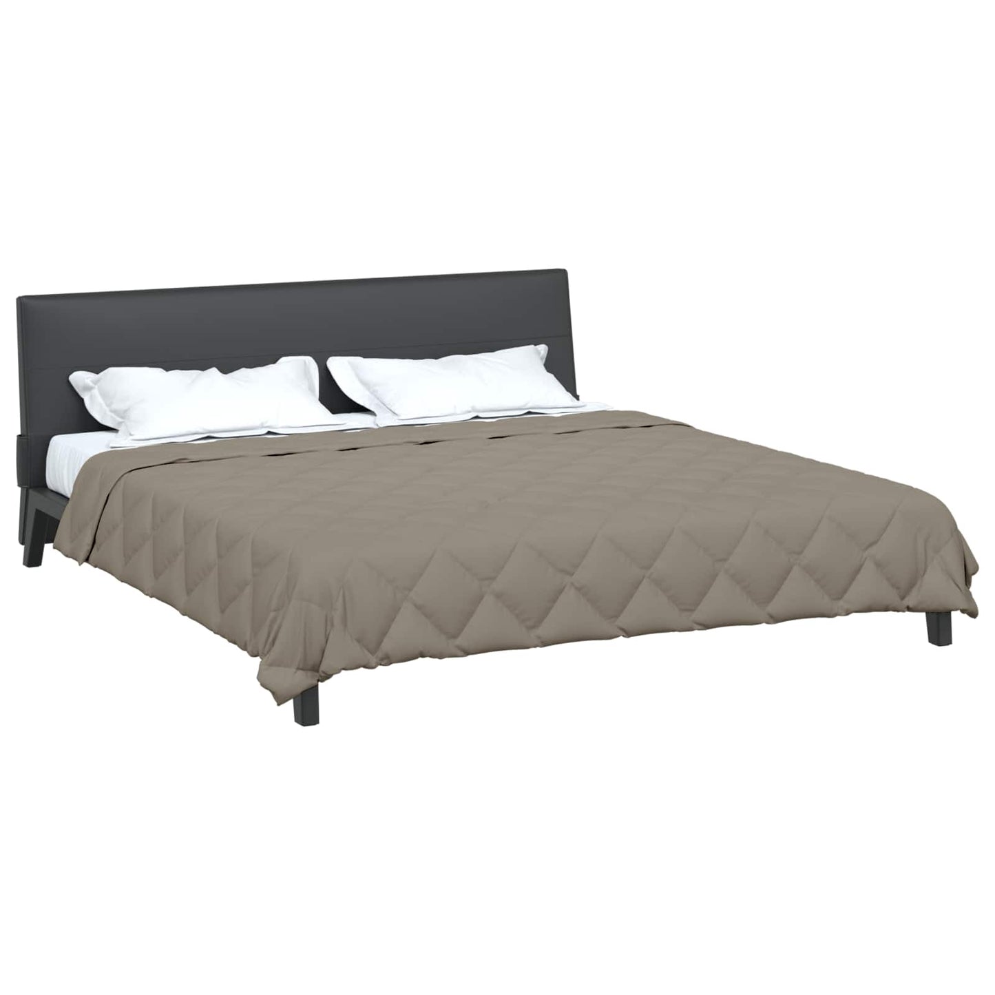 Duvet Estivo Grigio chiaro 200 x 200 cm Microfibra