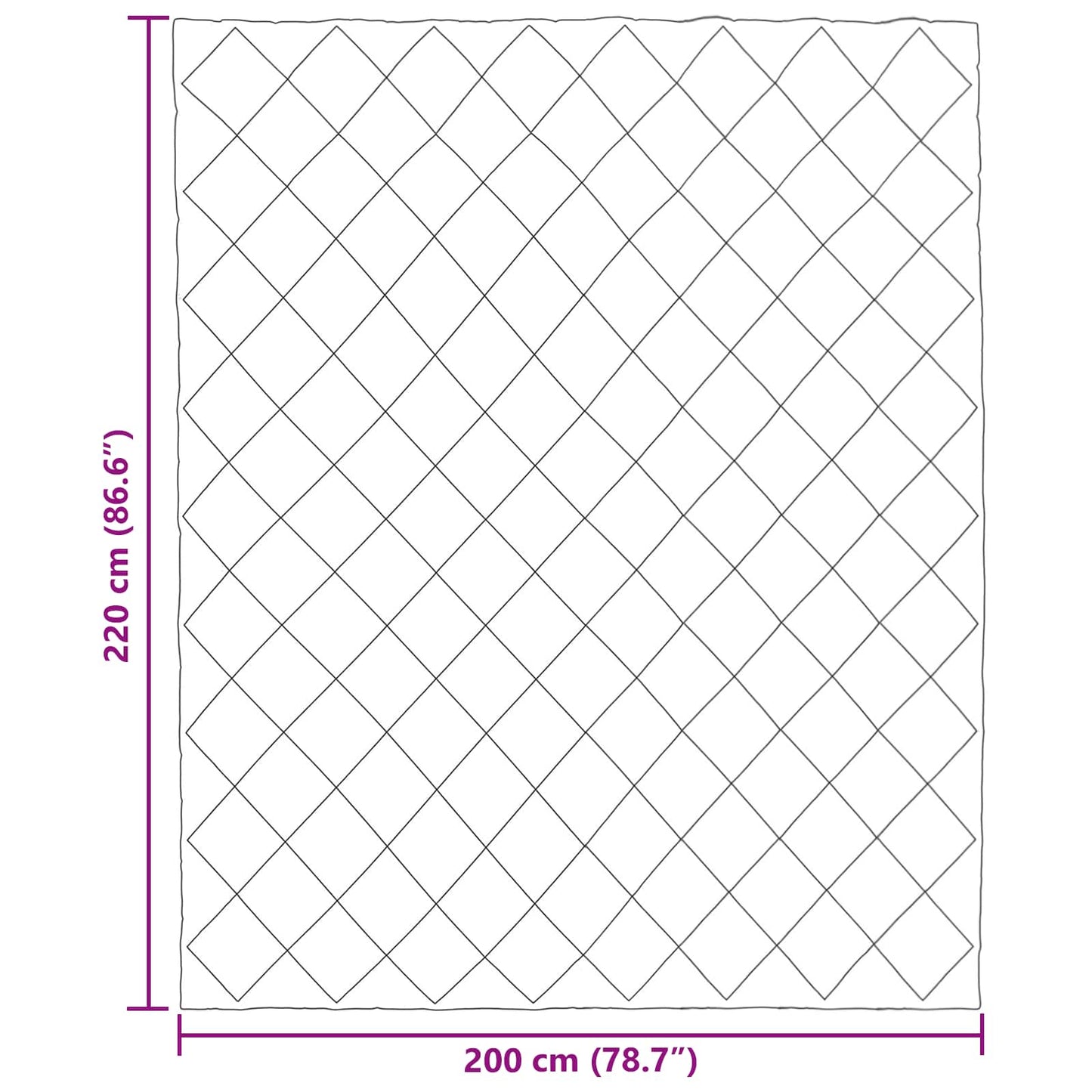 Piumone Completo Annuale Antracite 220 x 200 cm Microfibra
