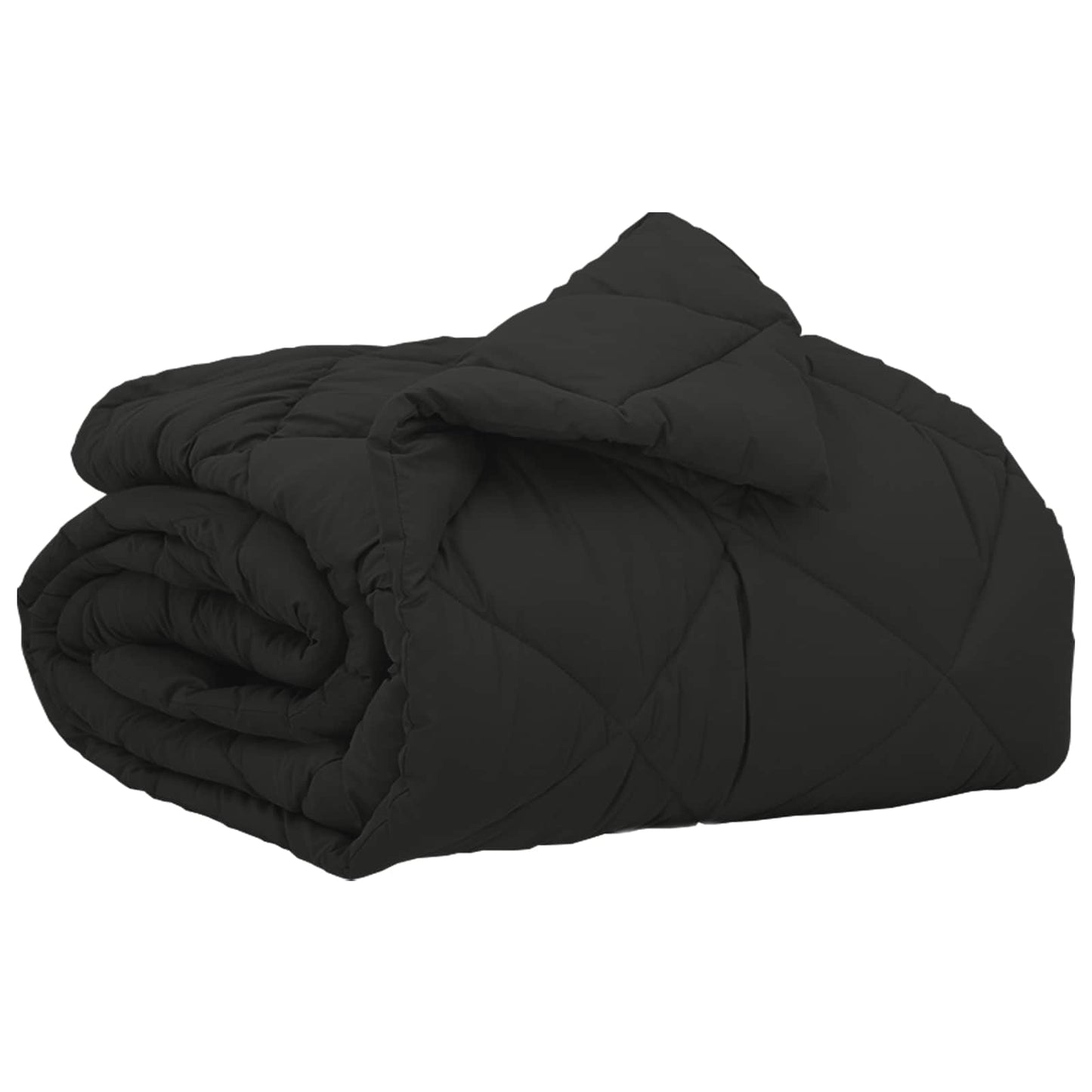 Piumone Completo Annuale Nero 220 x 155 cm Microfibra