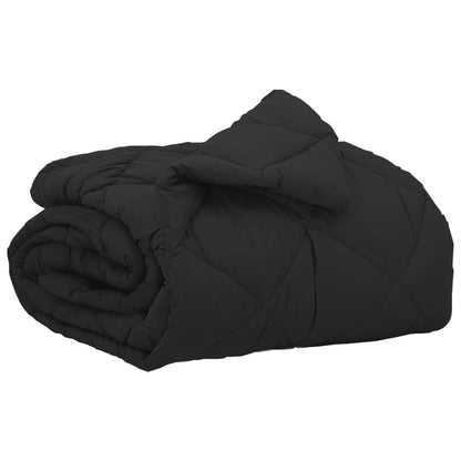 Piumone Completo Annuale Nero 220 x 155 cm Microfibra