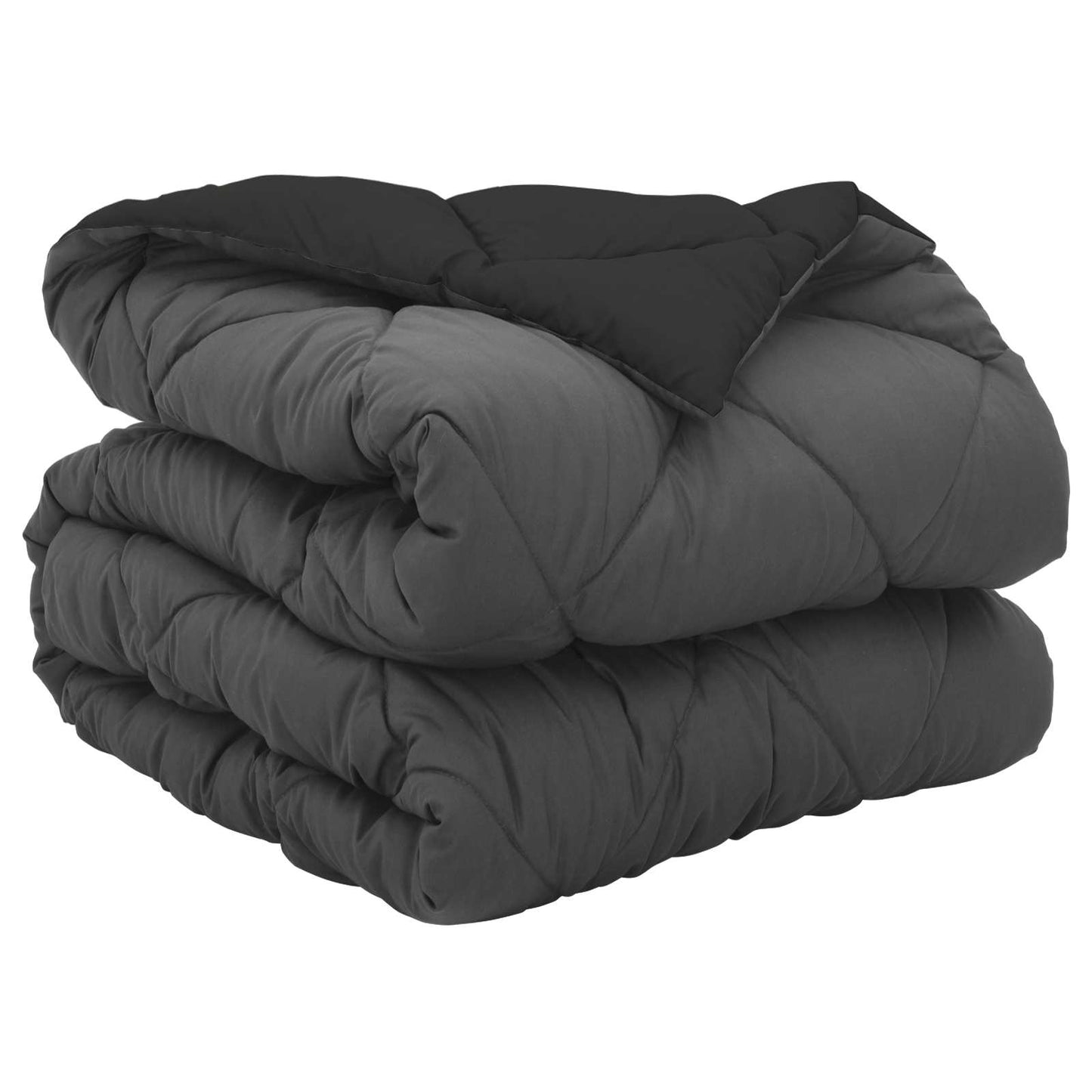Piumone Completo Annuale Nero e antracite 135 x 200 cm | homemem39