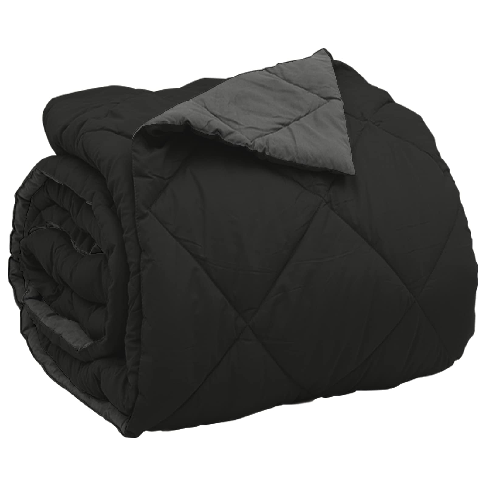 Piumone Completo Annuale Nero e antracite 220 x 200 cm | homemem39