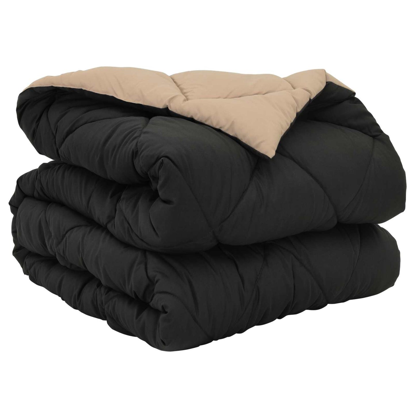 Piumone Completo Annuale Nero e Talpa 220 x 140 cm Microfibra