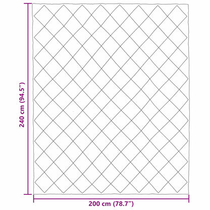 Piumone Completo Annuale Grigio chiaro 240 x 200 cm Microfibra