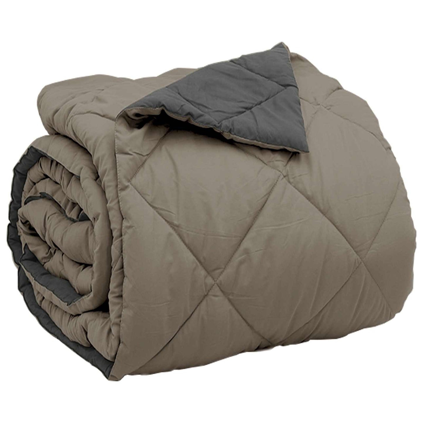 Piumone Completo Annuale Grigio chiaro e Antracite 240 x 260 cm | homemem39
