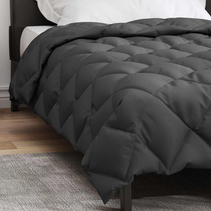 Duvet Invernale Antracite 200 x 155 cm Microfibra