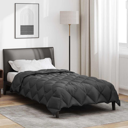 Duvet Invernale Antracite 135 x 220 cm Microfibra | homemem39