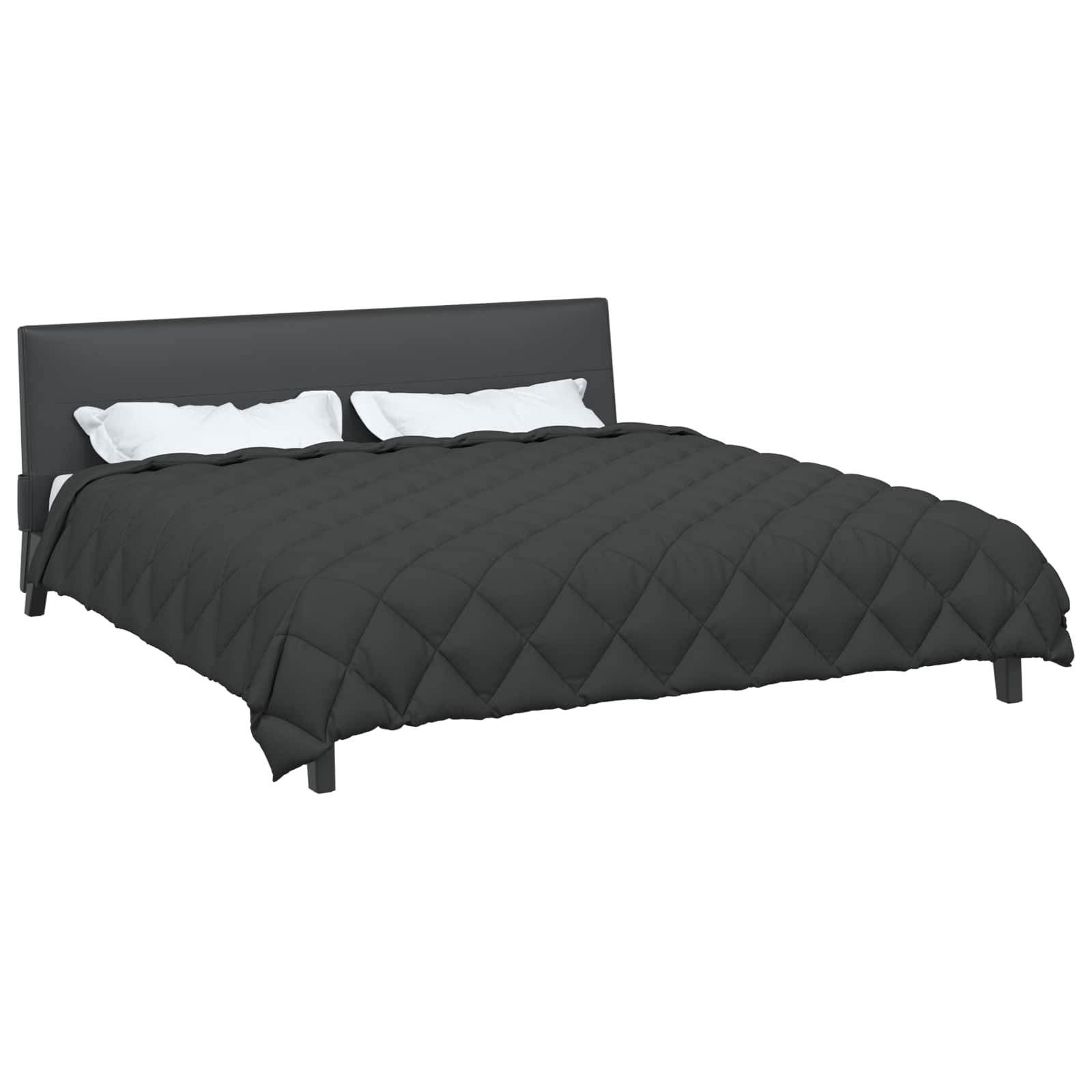 Duvet Invernale Antracite 220 x 260 cm Microfibra | homemem39