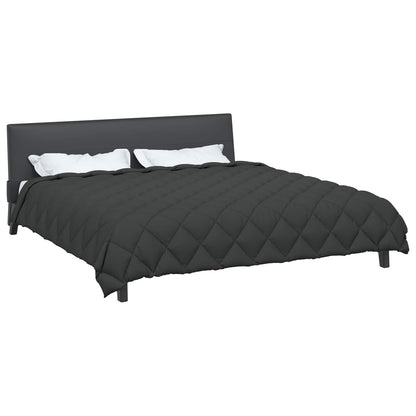 Duvet Invernale Antracite 240 x 260 cm Microfibra