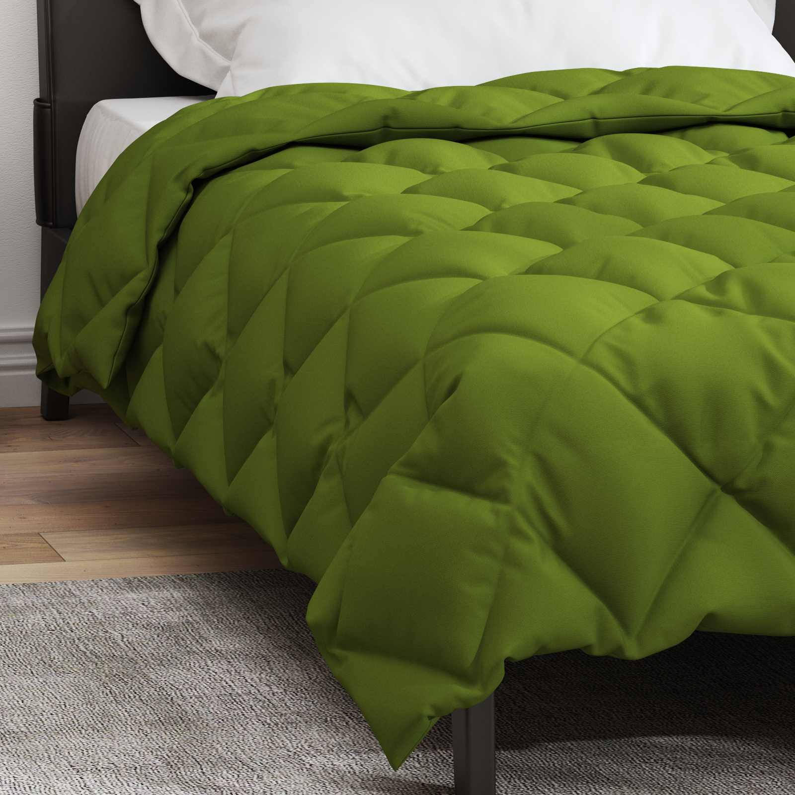 Duvet Invernale Verde 155 x 220 cm Microfibra | homemem39