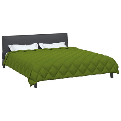 Duvet Invernale Verde 200 x 200 cm Microfibra