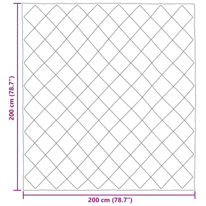Duvet Invernale Verde 200 x 200 cm Microfibra