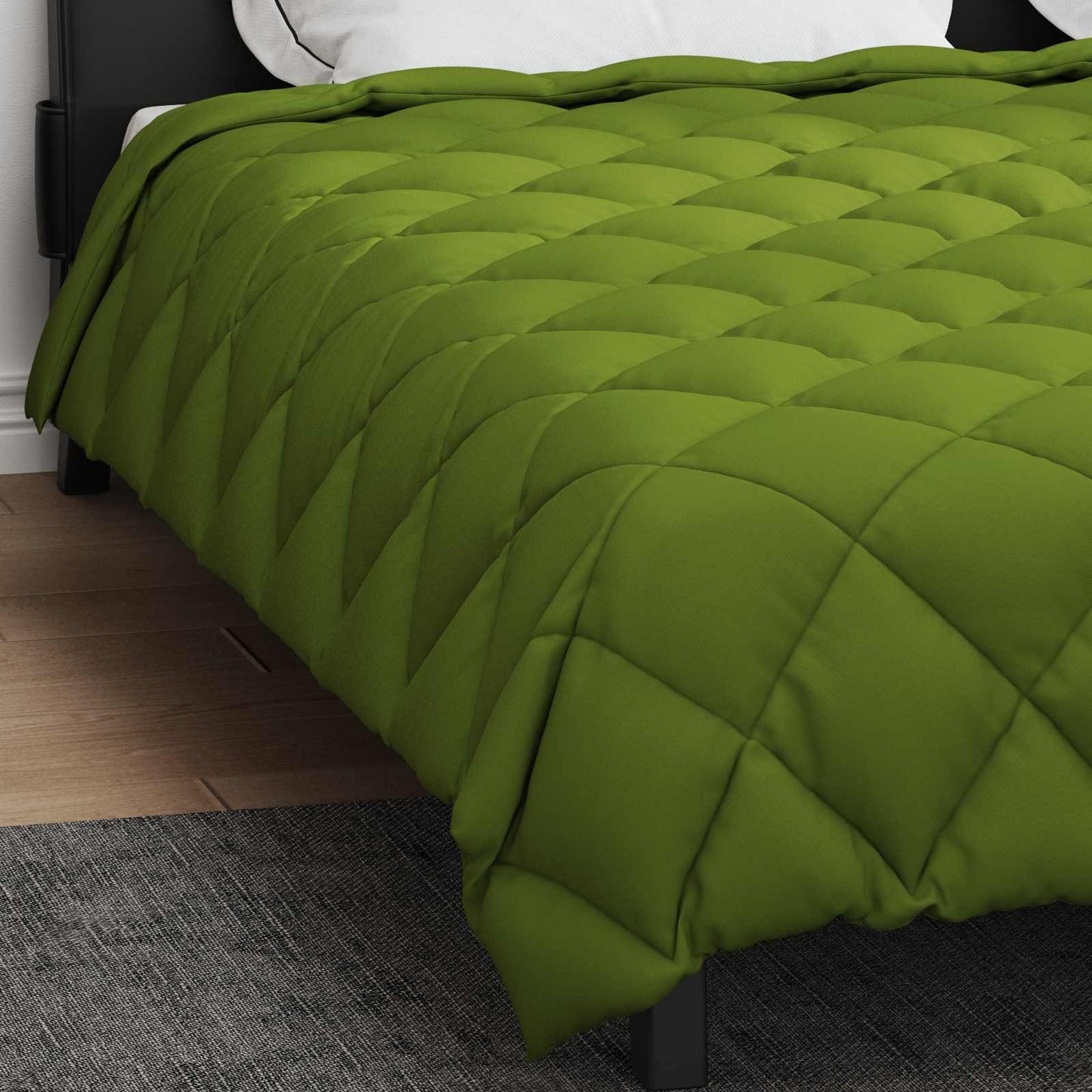 Duvet Invernale Verde 220 x 240 cm Microfibra