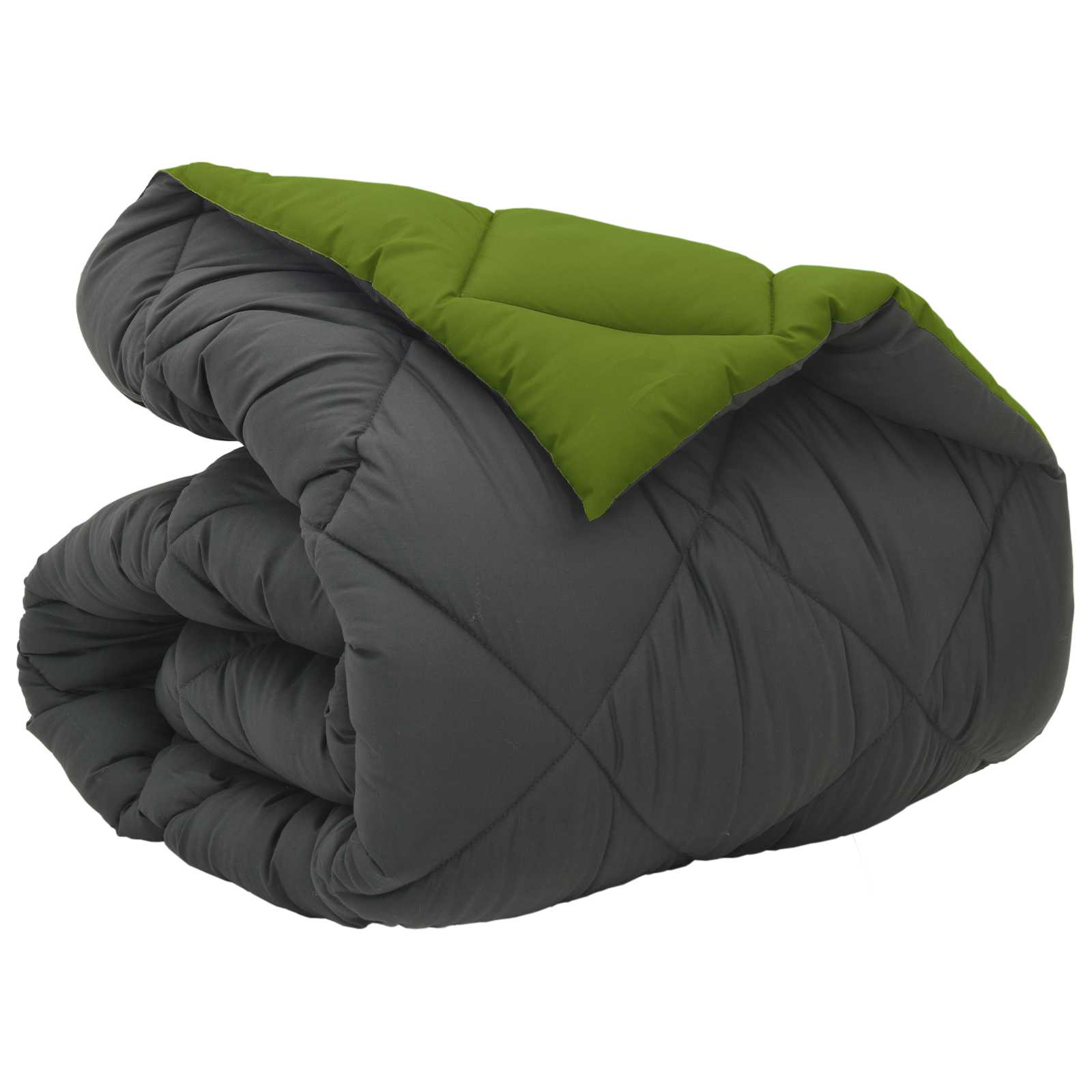 Duvet Invernale Verde e Antracite 140 x 220 cm Microfibra | homemem39