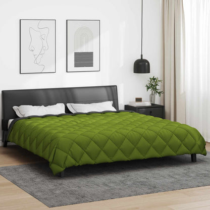 Duvet Invernale Verde e Antracite 200 x 220 cm Microfibra | homemem39