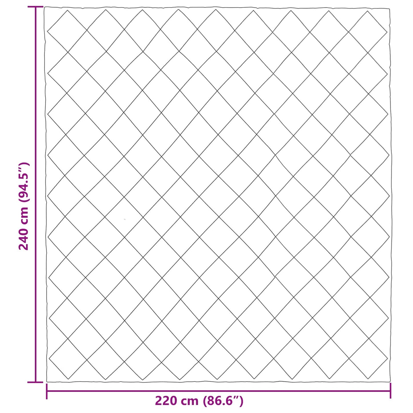 Duvet Invernale Talpa 220 x 240 cm Microfibra