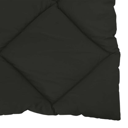 Duvet Invernale Nero 220 x 200 cm Microfibra