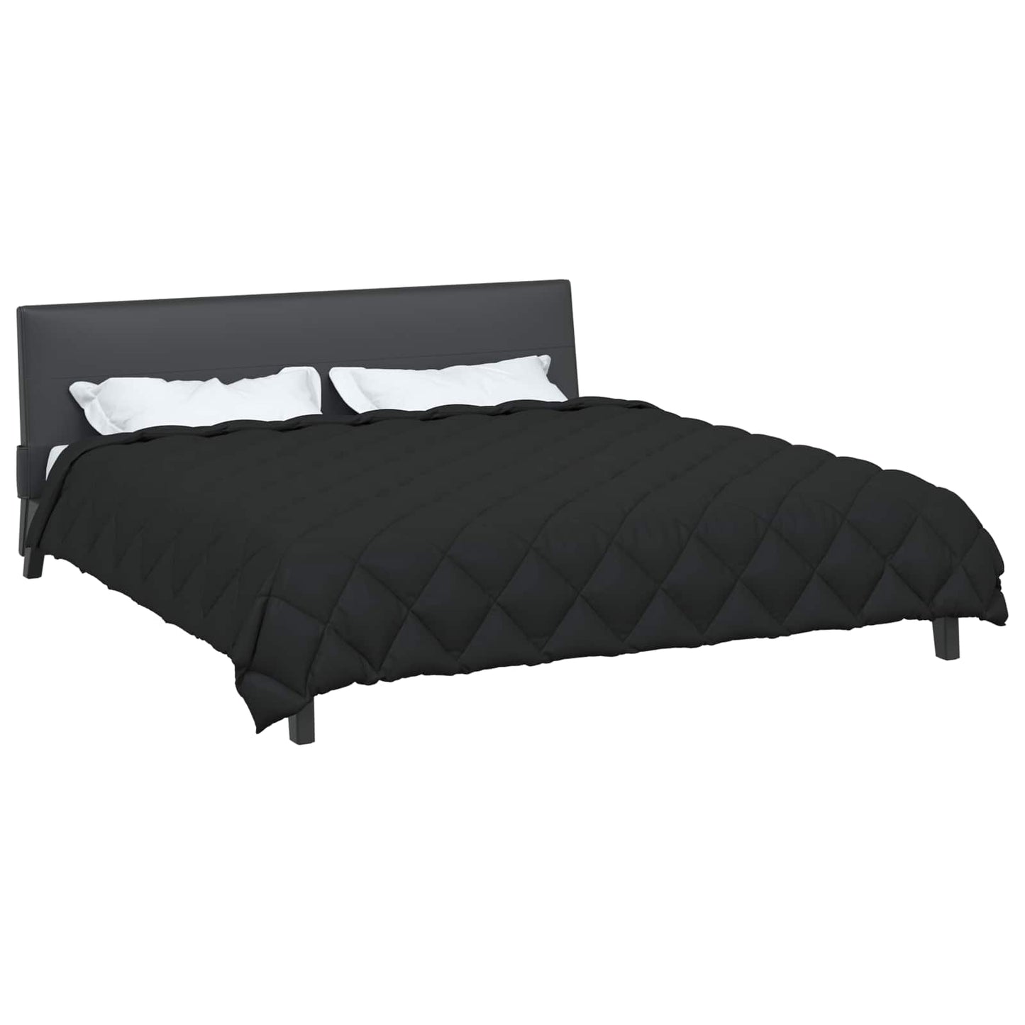 Duvet Invernale Nero 220 x 260 cm Microfibra | homemem39