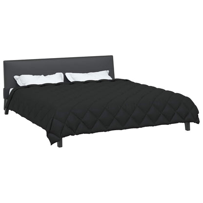 Duvet Invernale Nero 220 x 260 cm Microfibra | homemem39