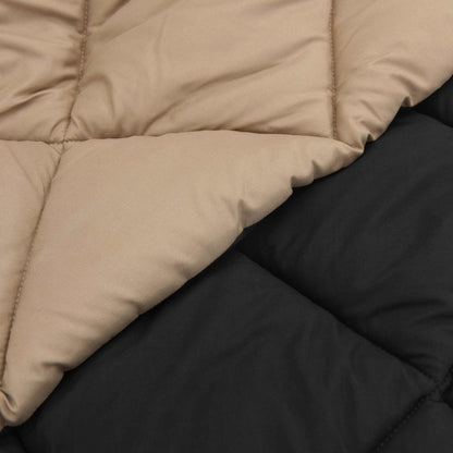 Duvet Invernale Nero e Talpa 220 x 240 cm Microfibra