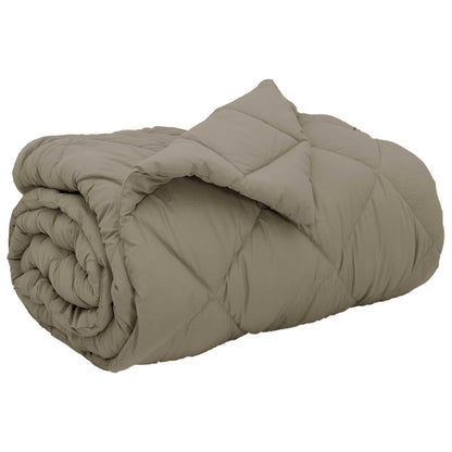 Duvet Invernale Grigio chiaro 155 x 220 cm Microfibra | homemem39