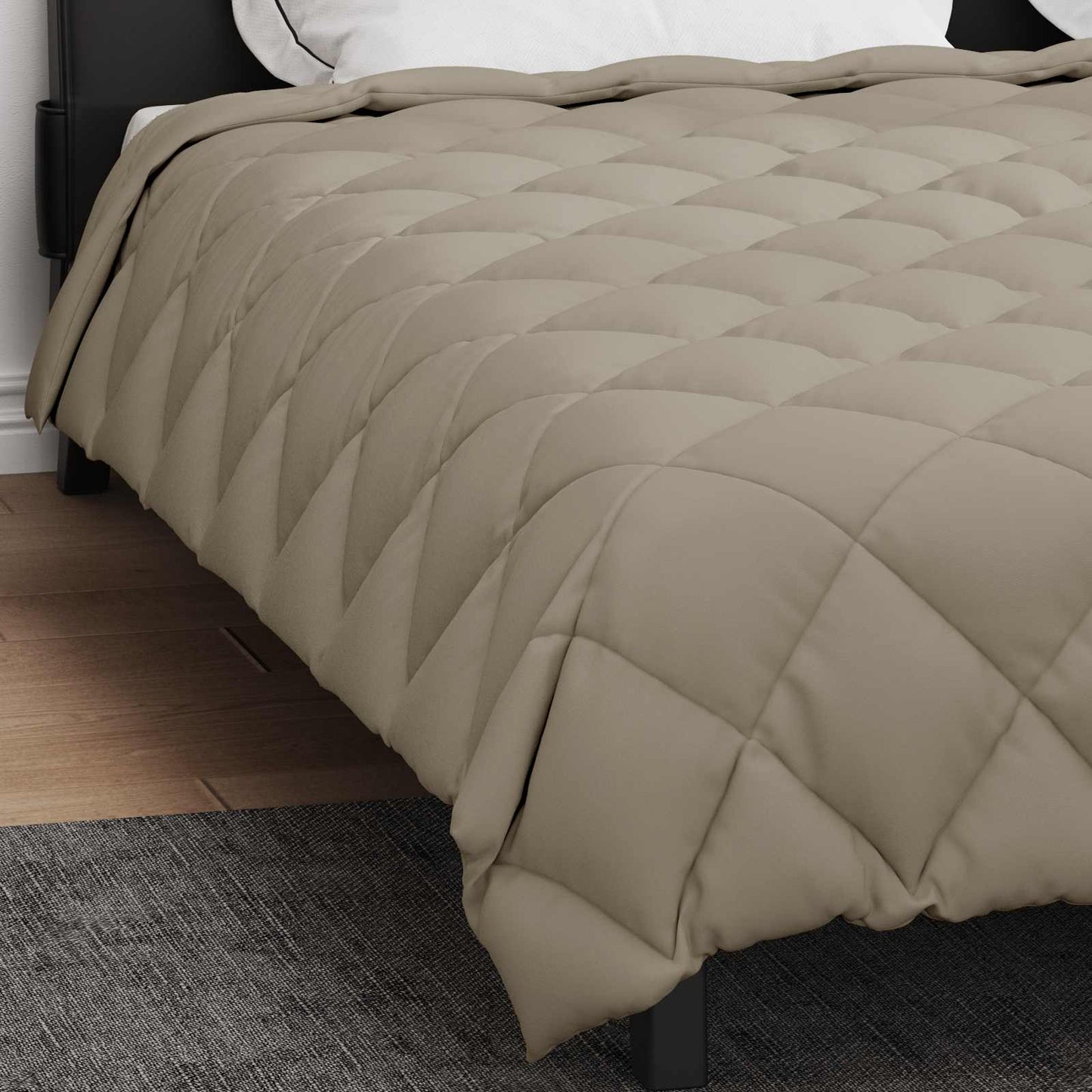 Duvet Invernale Grigio chiaro 200 x 240 cm Microfibra | homemem39