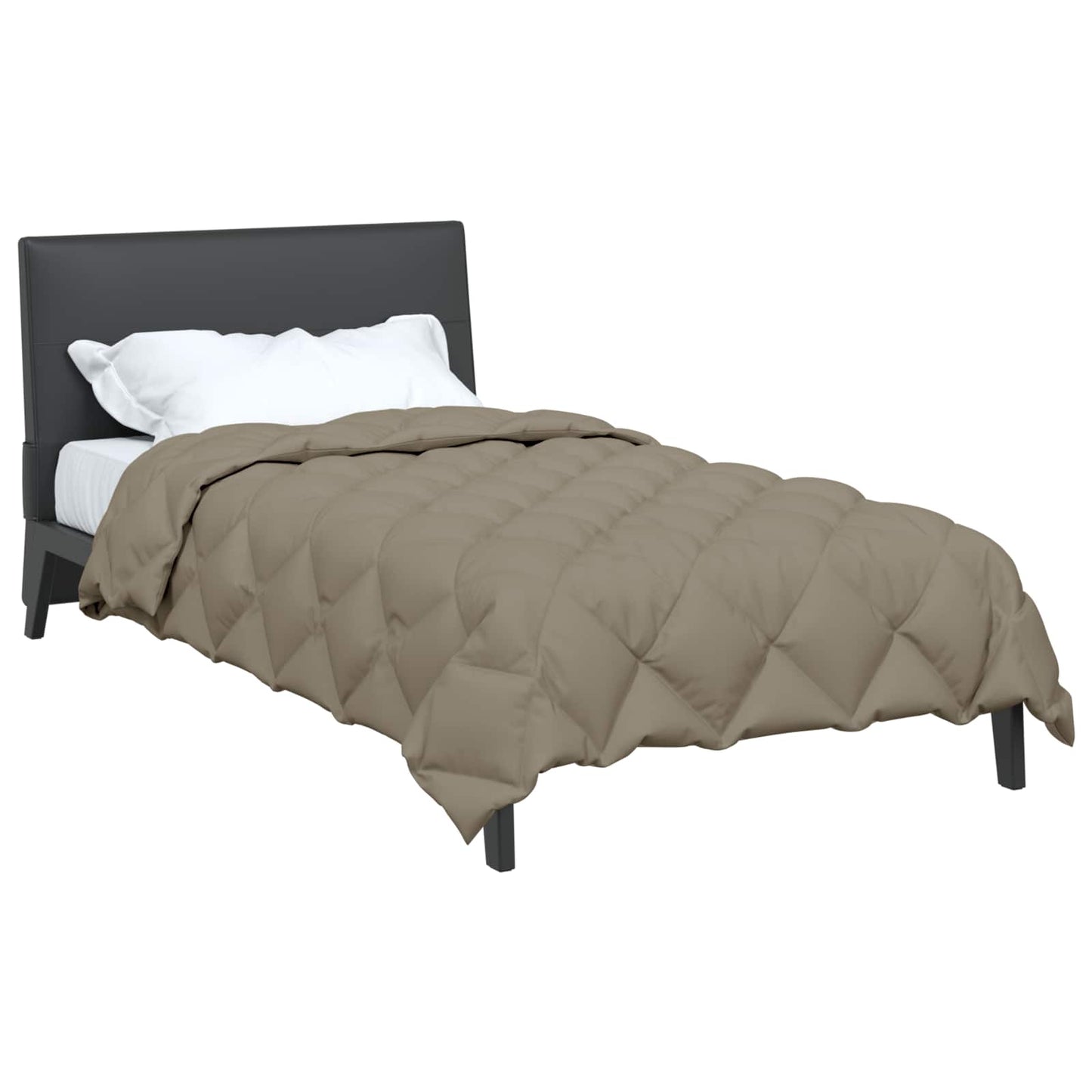 Duvet Invernale Grigio chiaro 135 x 220 cm Microfibra | homemem39