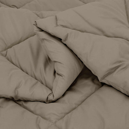 Duvet Invernale Grigio chiaro 155 x 220 cm Microfibra | homemem39