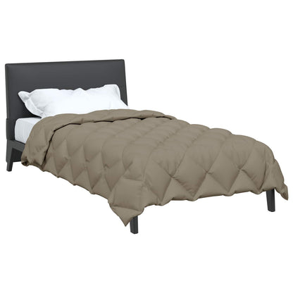 Duvet Invernale Grigio chiaro 155 x 220 cm Microfibra | homemem39