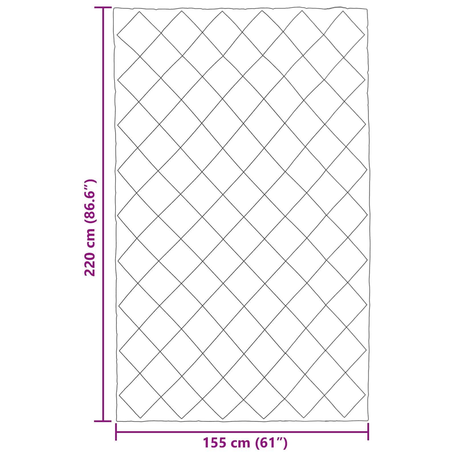 Duvet Invernale Grigio chiaro 155 x 220 cm Microfibra | homemem39