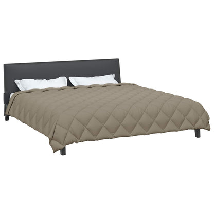 Duvet Invernale Grigio chiaro 220 x 260 cm Microfibra | homemem39