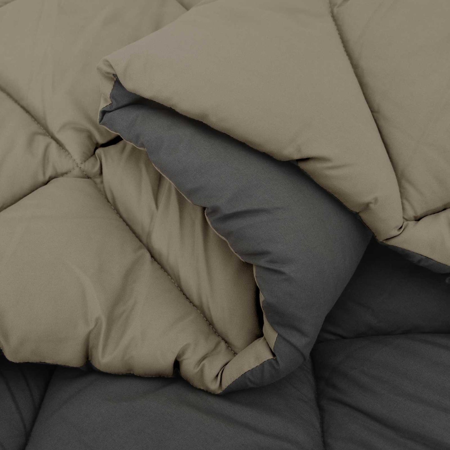 Duvet Invernale Grigio chiaro e Antracite 135 x 200 cm | homemem39