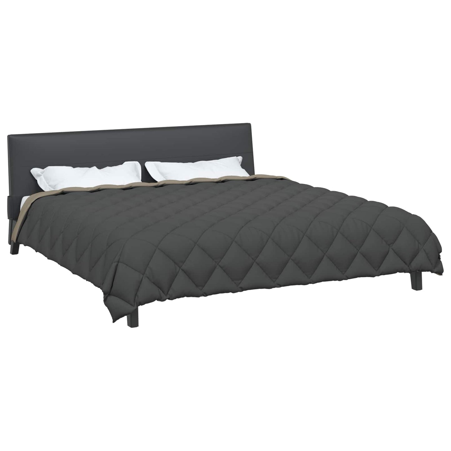 Duvet Invernale Grigio chiaro e Antracite 240 x 200 cm