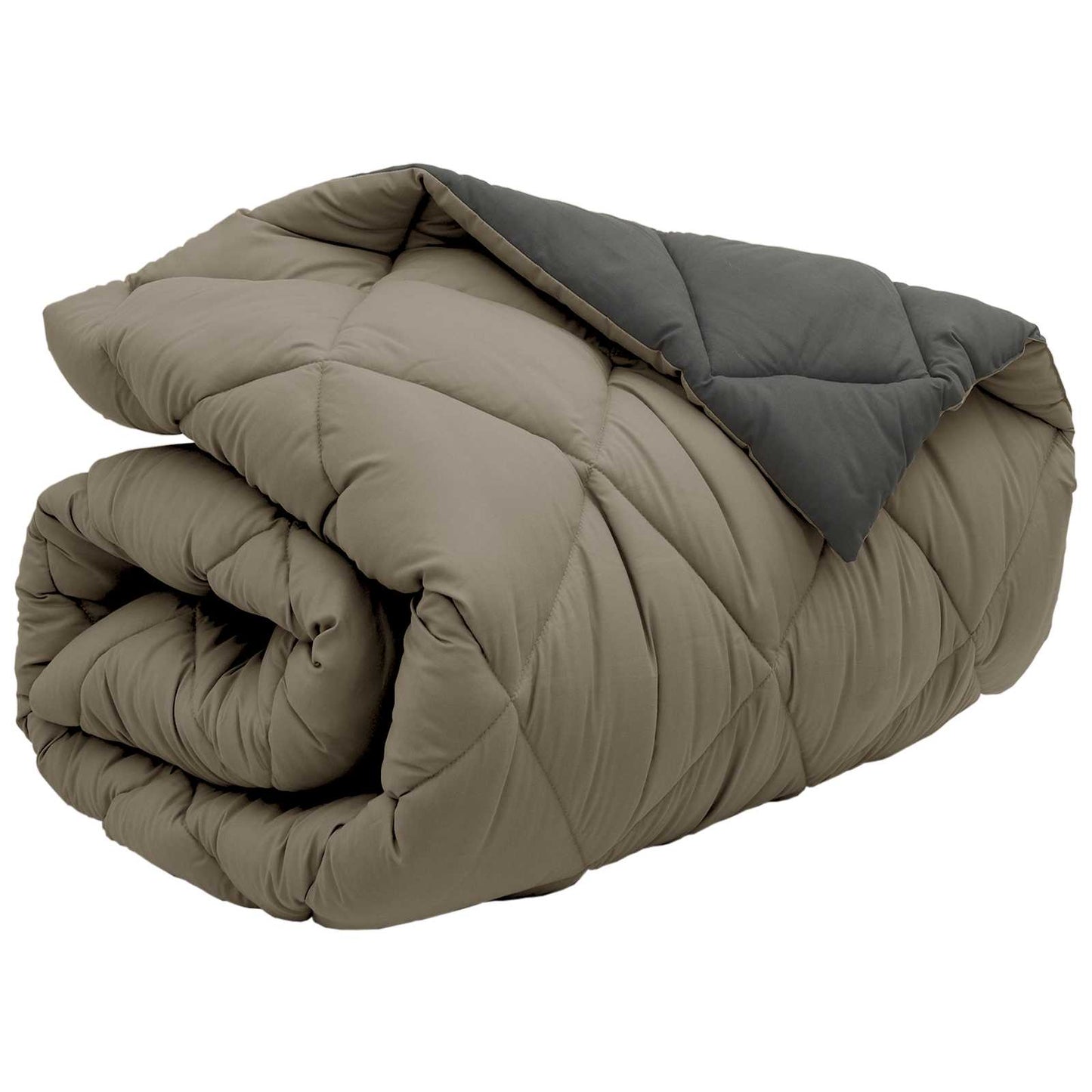 Duvet Invernale Grigio chiaro e Antracite 135 x 220 cm | homemem39