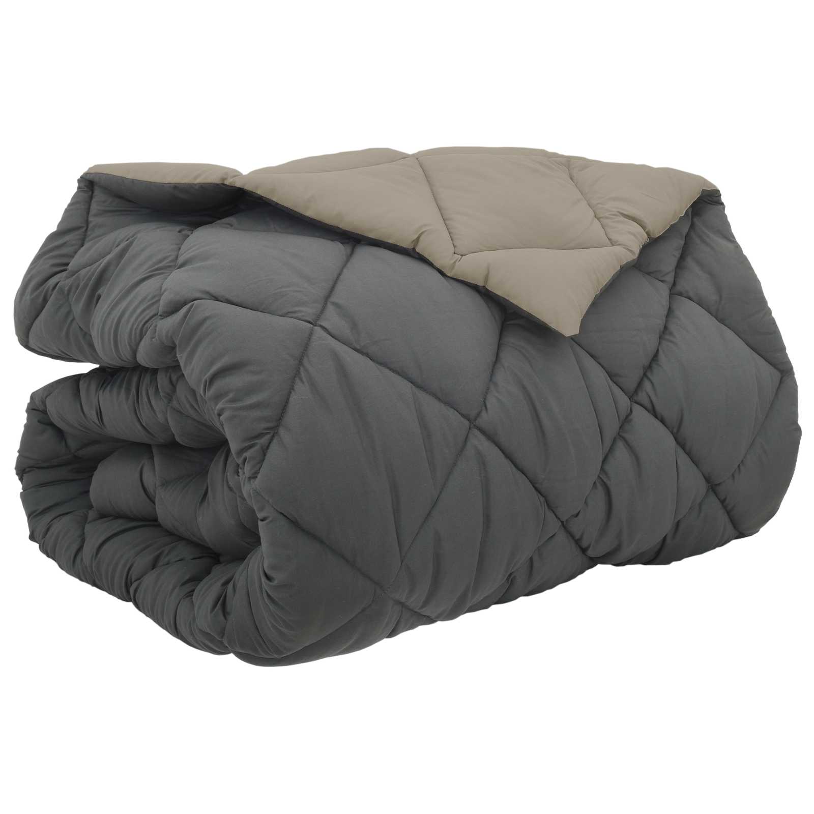 Duvet Invernale Grigio chiaro e Antracite 200 x 220 cm | homemem39