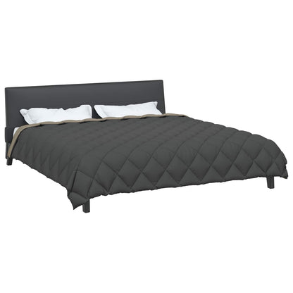 Duvet Invernale Grigio chiaro e Antracite 220 x 240 cm