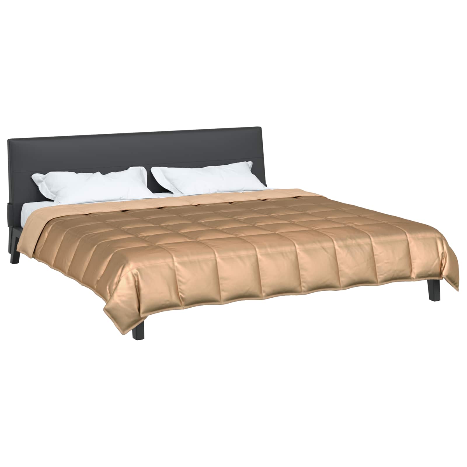 Duvet Estivo Oro 200 x 200 cm Satin e Micropile | homemem39