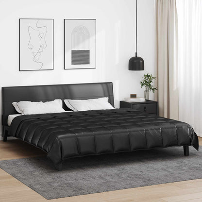 Duvet Estivo Nero 200 x 240 cm Satin e Micropile | homemem39