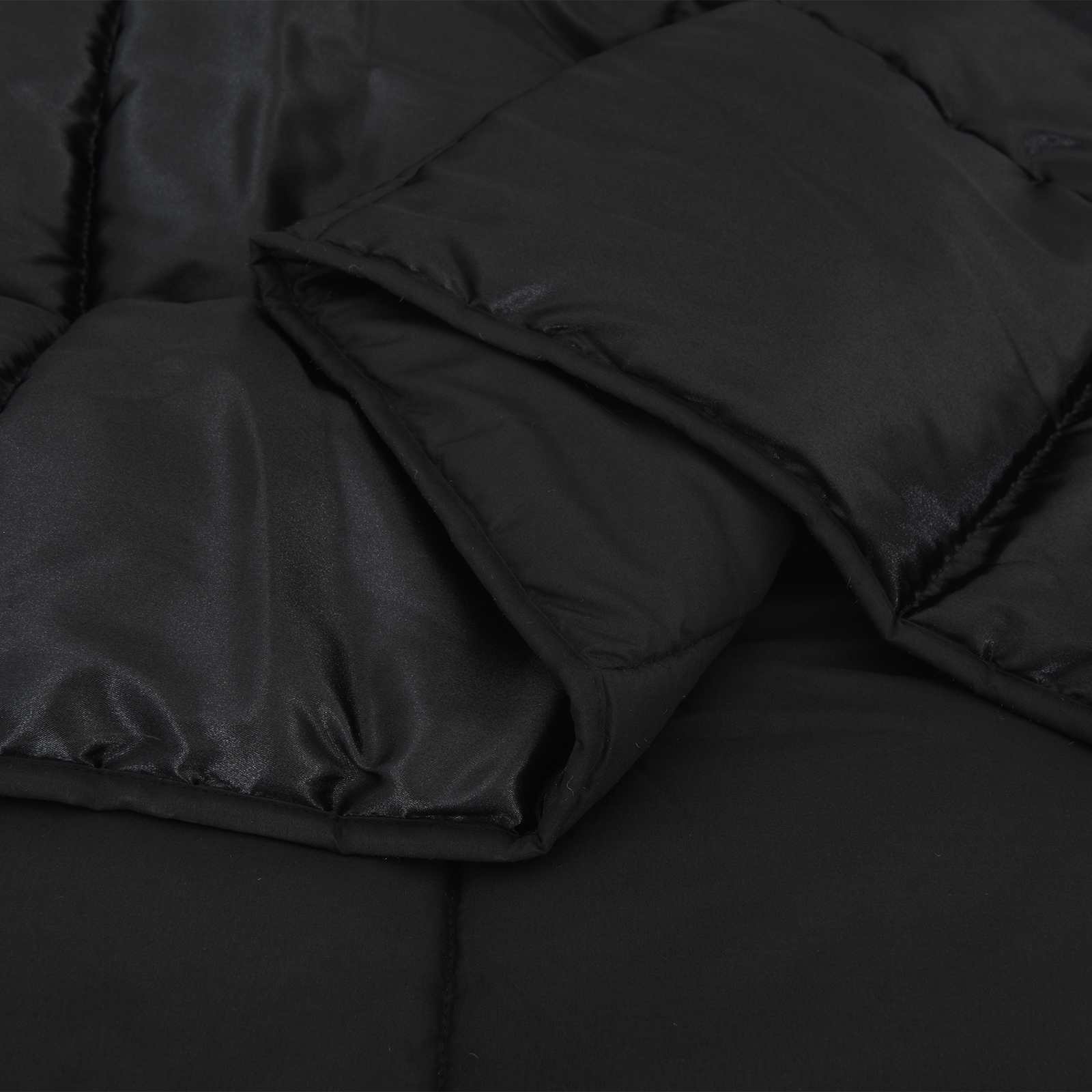 Duvet Estivo Nero 200 x 220 cm Satin e Micropile | homemem39
